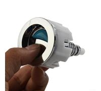 Solaughguy Toilet Push Button Dual Flush for Cistern Tank, Chrome Finish ABS Replacement Compatible with Models, Water Saving Half Full Flush Mechanism