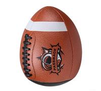 Solaughguy Training Football for Passing and Catching, Rugby Ball with Enhanced Rebound Ability, Official Size 23x17cm, PU Composite Leather, Lightweight 265g