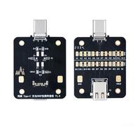 Solaughguy USB-C Tail Test Board BL-804 for Fault Detection on Smartphones & Tablets - Real-Time Voltage/Current Measurement, 3 dB Bandwidth, CC1/CC2 Line Testing, 24-Pin(black)