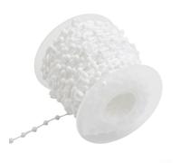 Solaughguy Vertical Blind Bottom Chain 10m Beaded Cord Join Clip Connector for Repair Replacement - 89mm Link Spares Compatible with Vertical Blinds, Roman