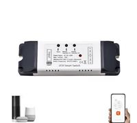 Solaughguy WiFi Garage Door Opener Controller for Compatible with 2.4 GHz Network, Supports Voice Control & Remote Access, DC/AC 7-32V AC 85-250V USB 5V Input,(AC 85-250V)