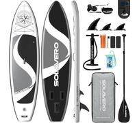 SOLAVERO Inflatable Stand Up Paddle Board for Adults, SUP Board Kit, 200kg