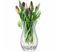 SOLAVIA Posy Vase Glass Table Handmade Vases For Flowers 23cm D12cm Ideal for Housewarming Aesthetic Living Room Decor Ornaments