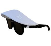 SolaVisor - The Visor That attaches to Your Sunglasses White, White, Black, M