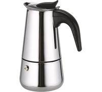 Solazzia Coffee Maker 9 Cup Moka Pot Stainless Steel Percolator coffee pot Espresso Maker, Compatible with Gas, Electric, Ceramic, and Induction stovetops(15 fl oz/450 ml)