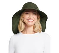 Solbari Unisex Outback Travel Hat UPF 50+, Packable Wide Brim Sun Protection with Breathable Mesh Panels for Travel & Outdoor