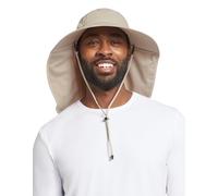 Solbari Unisex Outback Travel Hat UPF50+ Packable UV Sun Protection Hat with Full Coverage, Beige, M