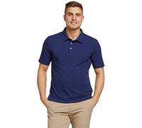 Solbari UPF 50+ Men's Sun Protection Short Sleeve Polo Shirt Sensitive Collection - XX-Large/Navy - UV Protection, Sun Protective