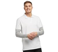 Solbari UPF 50+ Sun Protection Arm Sleeves Sensitive Collection - Small/Light Grey Marle/Without Thumbholes - UV Protection, Sun Protective