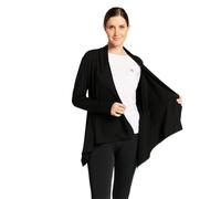 Solbari UPF 50+ Sun Protective Luxe Sun Wrap for Women - UV Protection Stylish and Versatile Cover-up for Everyday Activities, while Travelling & More, Large/X-Large, Black