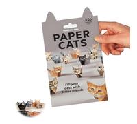 Solbrezeni 50 Sheets Paper Cat Origami, DIY 3D Paper Cats, Papers Cats Origamis Kit, Cat Origami Kit, Cute Pet Figures for Activity Adults and Kids, Desk Decoration and Gift for Animal Lovers