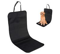 Solbrezeni Front Seat Cover for Dog, Waterproof Black Single Car Seat Cover, Pet Cars Seats Covers for Dog, Easy to Install, for Most Cars, SUVs & MPVs (Black, 106cm*49cm/41.73in*19.29in)