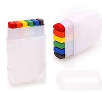 SoLco 2PCS Rainbow Flag Face and Body Paint, Rainbow Fan Brush Face Paint for Gay Pride LGBT March Festival Celebration