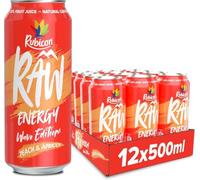 Sold by Kandy Collection - Rubicon 12 X 500ml Pack Peach & Apricot Wave Edition Energy Drink