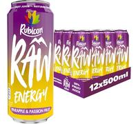 Sold By Kandy Collection - Rubicon 500 X 12 Pack Pineapple & Passion 500ml Energy Drink