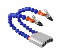 Soldeirng Iron Holder W Flexible Third Hand Metal Rubber Soldeirng Iron Covered with Rubber Designed for Long Lasting use with Proper Durability and consistent Operation (B)