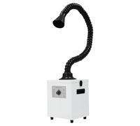 Solder Fume Extractor 150W, Fume Smoke Absorber with 258m³/H Strong Suction & 3-Layer Progressive Filters, Smoke Sucker Remover for Soldering, Electric Iron Welding, 3D Printing