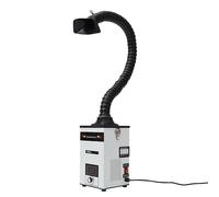 Solder Fume Extractor, 150W Solder Air Smoke Absorber Remover with 360° Extraction Tube, 258m³/H Super Suction, for DIY Welding Work Soldering Work, 11.81 X 9.53 X 13.5in