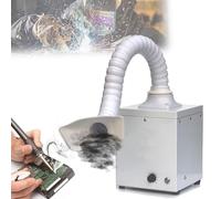 Solder Fume Extractor, Desktop Smoke Remover, Portable Welding Smoke Absorber, Compact Fan for DIY Craft and Manufacturing, Effective Air Purification