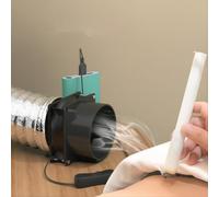 Solder Fume Extractor Fan Solder Smoke Absorber Remover for Soldering Wood Burning & Air Circulation, USB Solder Smoke Absorber ESD Fume Extractor Fan(Fan plus 1m pipe)