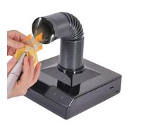 Solder Fume Extractor - Mini Grinding Dust Suction Machine with LED Light for Polishing and Smoke Absorption - Bench Top Collector for Soldering