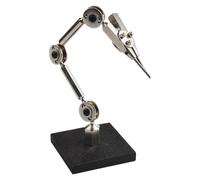 Solder Helping Hands Stand with Cast Iron Base, Adjustable Third Hand Clamp