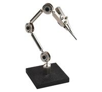 Solder Helping Hands Work Clamp with Flexible Arms and Stable Cast Iron Base for Jewelry Welding Microelectronics Repair Crafting Soldering Stand