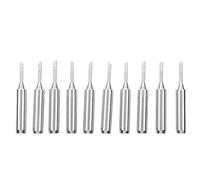 Solder Iron Tip Brass Internal Heating Lead Soldering Iron Conical Tip 900M T 2C Long Service Life High Temperature 10Pcs