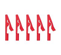 Solder or Banana Plug Wiring Clip 2 Mm Compatible 41 Mm, Red