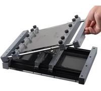 Solder Paste Printer, High Precision PCB SMT Stencil Printer Machine with Adjustable Thickness for Advertising Printing Industry & Precision PCB Prototyping Null 250 * 250mm