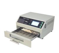 Solder Rework Station 800W, Preheat Oven with 8 Temperature Profiles, T962-V2.0, Cycle Time 1-8 Minutes, 220V, 7.1 x 9.2 Inch for IC Repair