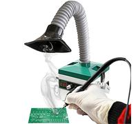 Solder Smoke Absorber, 2 in 1 Smoking Machine Soldering Station, Filtration Fume Extractor Soldering Station, Rapid Heating 150W Temperature Adjustable for DIY Welding Smoke Purify