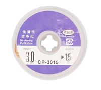 Solder Wick Desoldering Braid Premium Low No Clean Soft Tin Removing Wick Braid for PCB Repair and Electronics Maintenance Red Copper Material 1.5m Length (CP-3015)