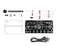 Solderable Electronic Piano Kit For STEM Education With Photoresistor Light Detection Adjustable Volume And 8-Key Tactile Interface(D)