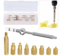 Soldering Adapter and Tips Set, Soldering Iron Tips Screw-in Set, Soldering Iron Heat Set, M2 M2.5 M3 M4 M5 M6 M7 M8, 3D Printing Supplies, Compatible with TS100 TS101 Pine64 936 Soldering Pen