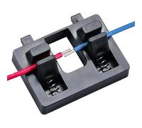 Soldering Aid for Electric Cables, 7 x 5 cm Welding Fixing Tool Made of ABS with Spring Clamp, Precise Wire Holder for Electronics, Car and Repair Work