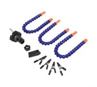Soldering Aid with 3 Flexible Arms and Swivelling Clamps, Third Hand Tool for Model Making and Electronic Repair (A)