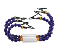 Soldering Helping Hands with Flexible ABS Arm, Aluminum Alloy Base, Removable Rubber Cover - Adjustable Angle, Stable Support, Ideal for Welding and Jewelry Work (6 uds.)