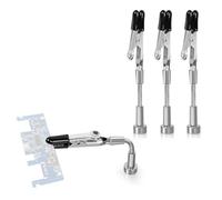Soldering Helping Hands with Flexible Gooseneck Arms and Stainless Steel Clips - 2 or 4 PCS PCB Welding Assistant for Electronics, Jewelry(4PCS)