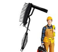 Soldering Iron Chisel - Professional Slag Removal Tool, Strong Forged Steel Construction, Double-Ended Impact Head, Ergonomic Spring Handle