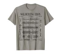 Soldering Iron Electrician Electronics Repair Vintage Patent T-Shirt