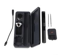 Soldering Iron for HS-02 Adjustable Portable Soldering Kit with Mobile Workbench Storage Box, Type-C and DC Powered ESD Safe Soldering Tool, Fast(for HS-02B high)