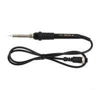 Soldering Iron Handle, 50W for 936A 937D 8786D Solder Stations, Easy Operation Black Silica Gel Construction