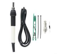 Soldering Iron Handle Kit 907 to T12 Conversion for STM32 V2.1S For OLED Digital Display with Plastic and Metal Build for Electronics Repair(White)