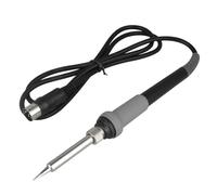 Soldering Iron Handle Station 6-Pin for FX-888 FX-888D FX-8801-65W 26V DC, High Temp Resistant Silicone Wire, 21.5cm Handle, 120-480°C Output