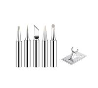 Soldering Iron Head Set, 5pcs 900M-T s Set Internal Heated Solder Head Electric Welding Tip 2.4D+3C+I+B+K(Set B)