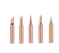 Soldering Iron Head Set, 5pcs Copper 900M Soldering Iron Head Set Electric Soldering Iron Welding Tools(Brass)