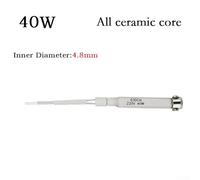 Soldering Iron Heating Core, 30W 60W Replacement Element with -Ceramic and Full-Ceramic Core for 220V External Heating Irons(Full CERAMIC-40W)