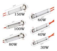 Soldering Iron Heating Element 30W 40W 60W 80W 100W 150W 220V External Heating Core Replacement Iron Core for DIY Soldering Tools and Electronics Repair Parts(60W)