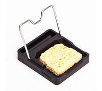 Soldering Iron Holder for TS100 TS80P - Compact Metal Stand with Tip Cleaner & Sponge - Heat Resistant Rest for DIY Repair Hobby Model Making 35x40mm